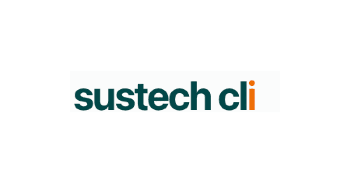 白色背景上的 sustech cli 字标